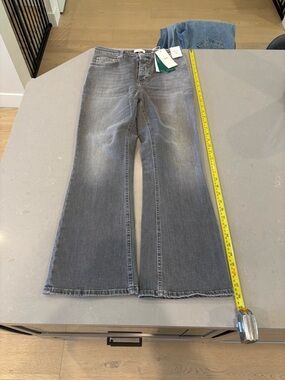 Closed Gray Flare Jeans - Washed Grey